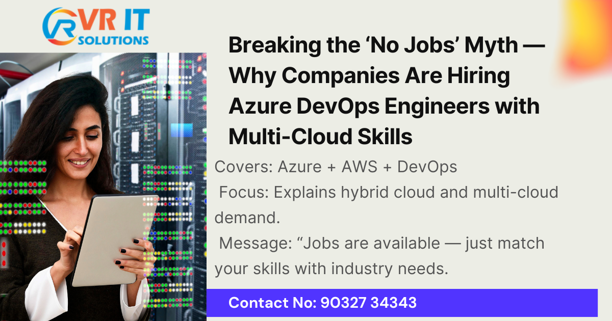 Breaking the ‘No Jobs’ Myth – Why Companies Are Hiring Azure DevOps Engineers with Multi-Cloud Skills